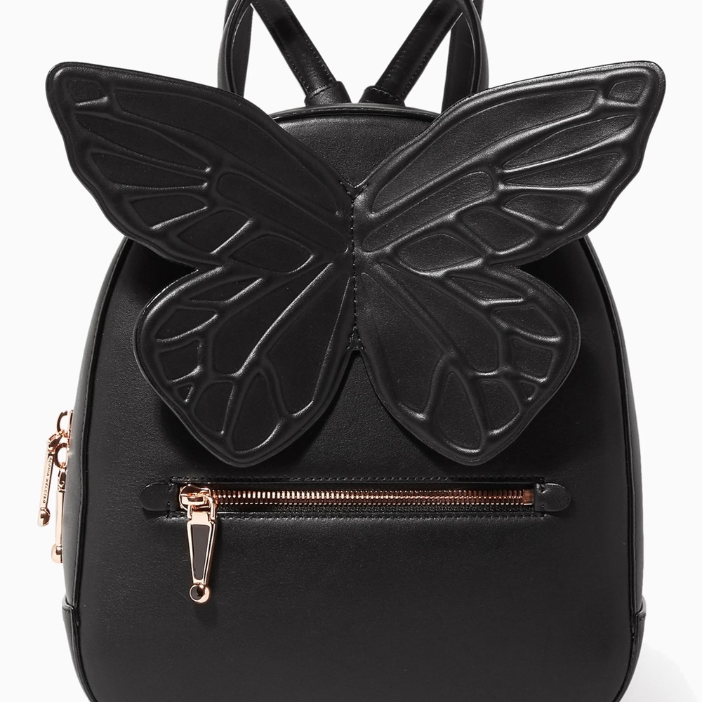 Sophia Webster Black Butterfly Backpack